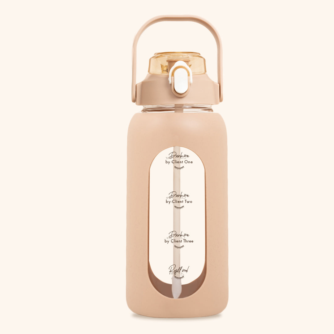 Bottiglia d'acqua in vetro London Lash