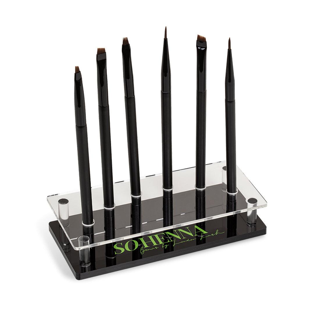 Quindi portapennelli per henné & Pacchetto set di pennelli