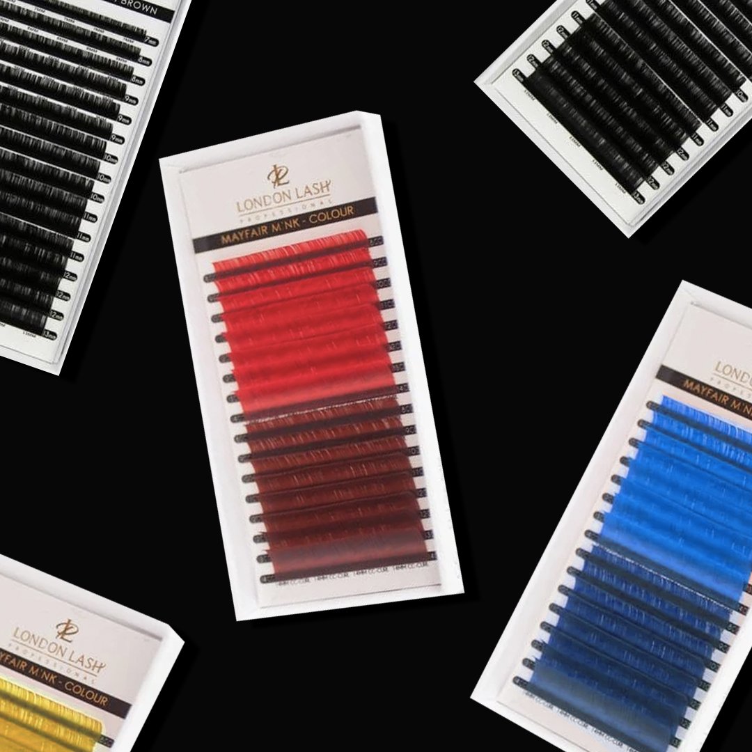 Marrone & Ciglia colorate