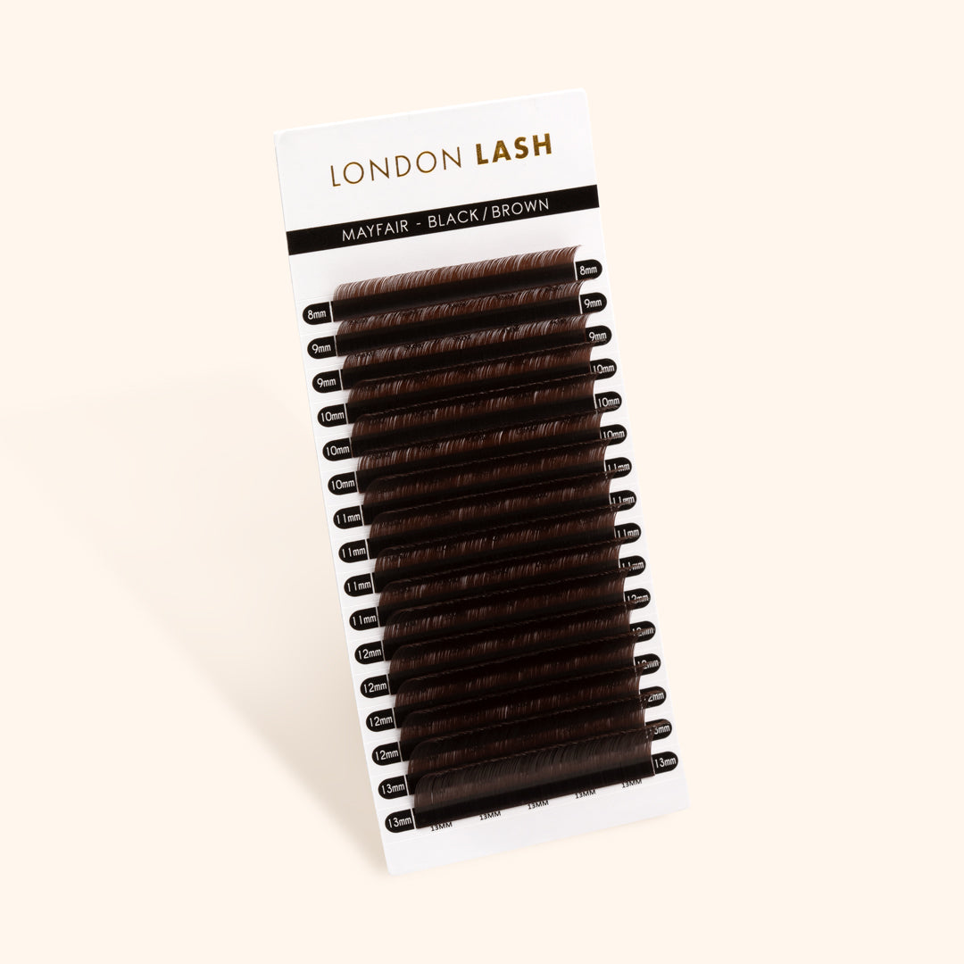 Ciglia Marrone Nero - Collezione Ristretto 0.07 Single