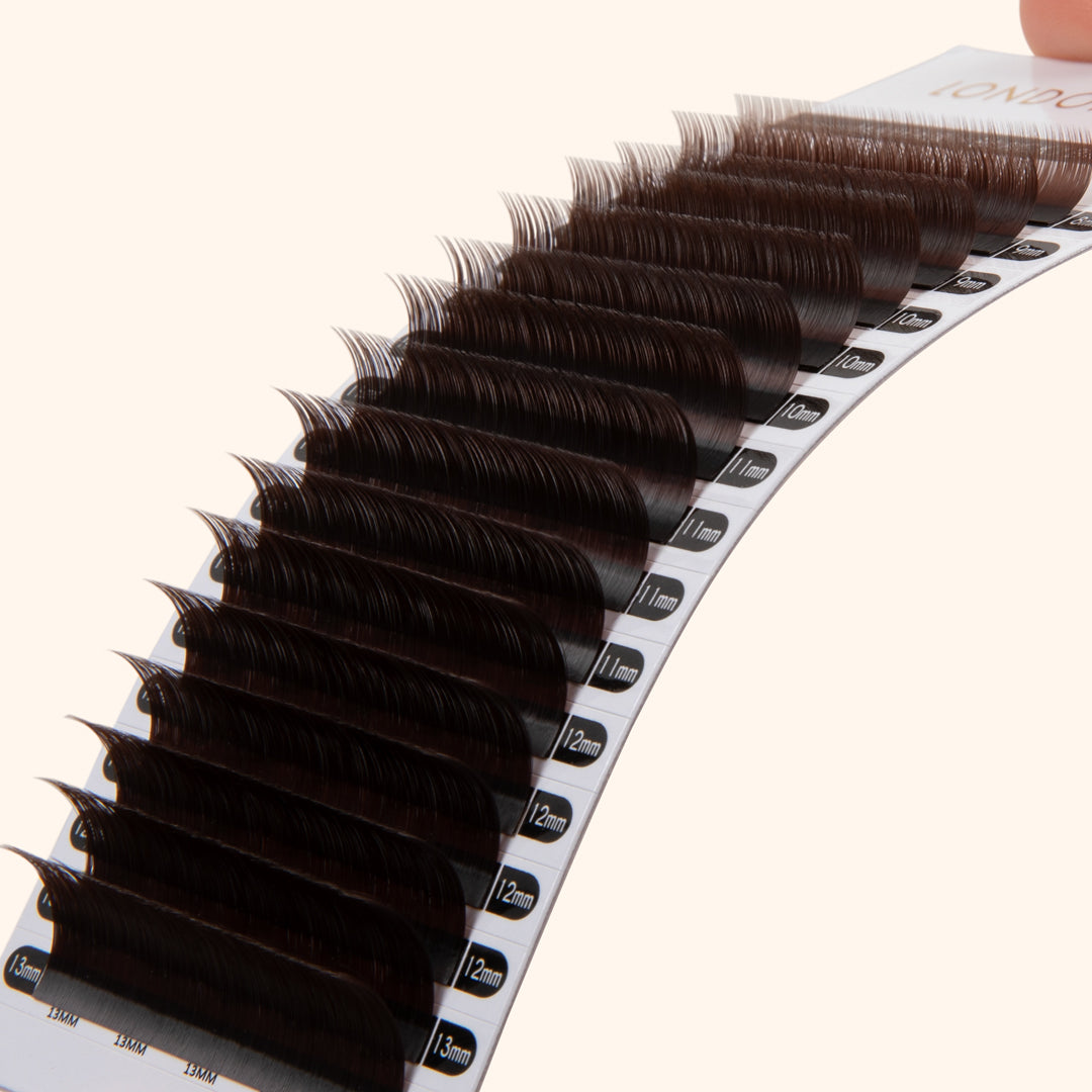 Black Brown  Lashes - Ristretto Collection 0.07 Singles