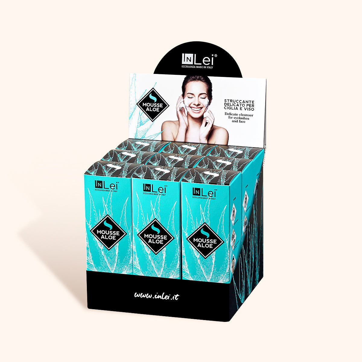 Ciglia delicate InLei® & Shampoo per sopracciglia (Aloe Vera)