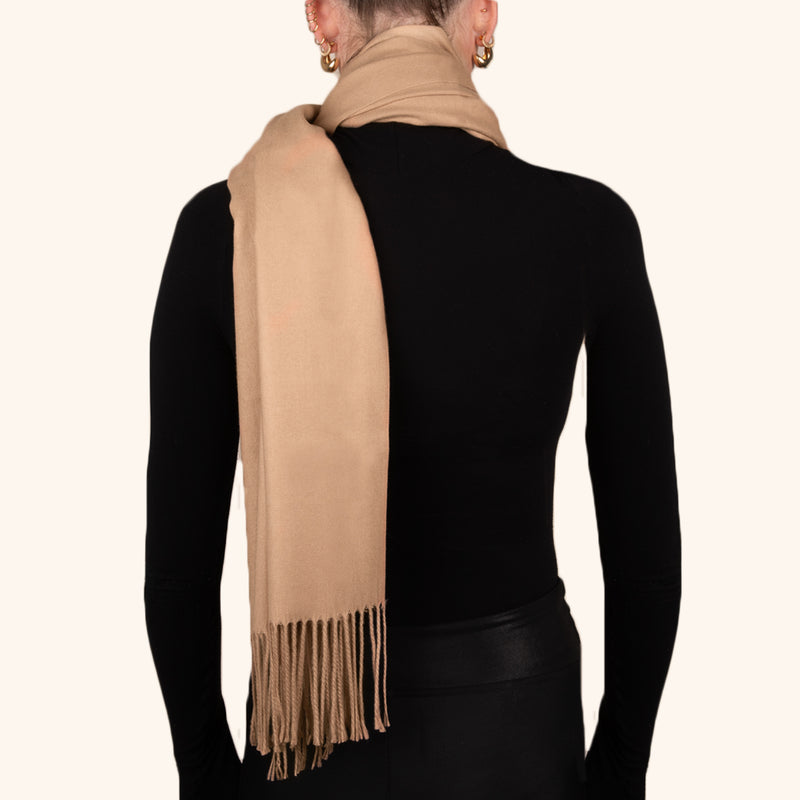 Sciarpa di lana oversize