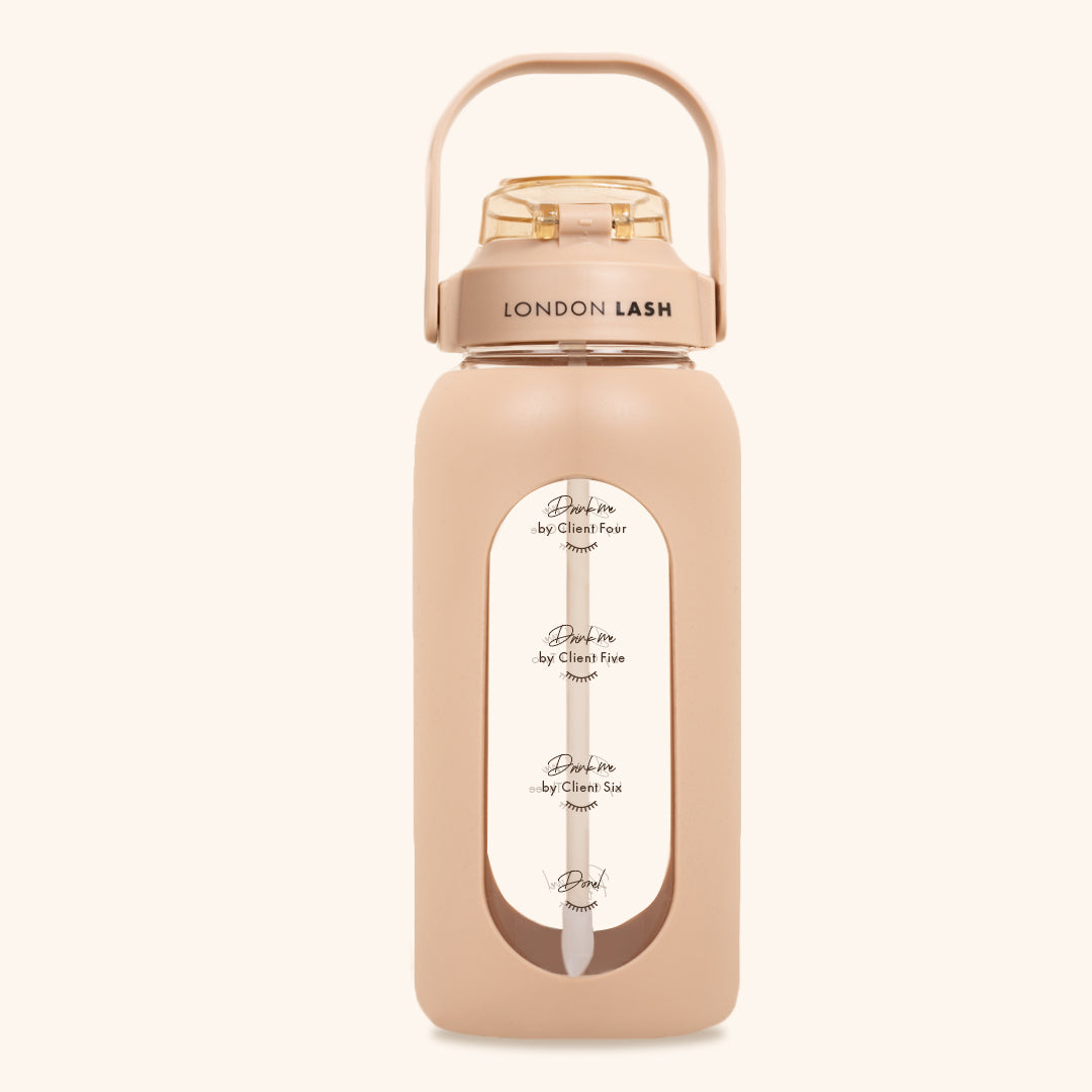 Bottiglia d&#39;acqua in vetro London Lash