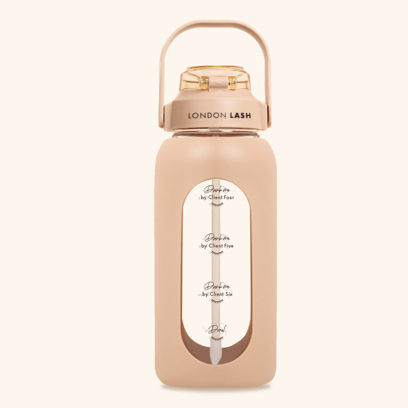 Bottiglia d'acqua in vetro London Lash