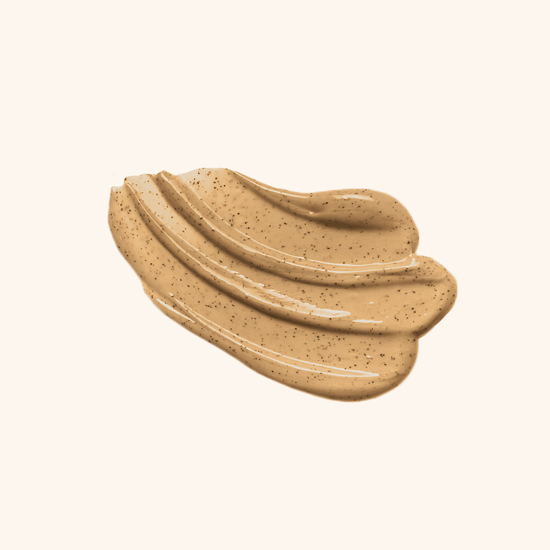 Quindi Scrub al caffè per sopracciglia all'henné